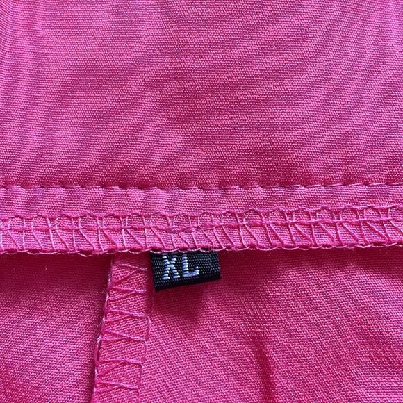 Hot Pink High Waisted Pleated Shorts - Picture 2 of 3